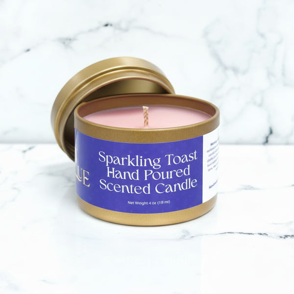 Sparkling Toast Candle