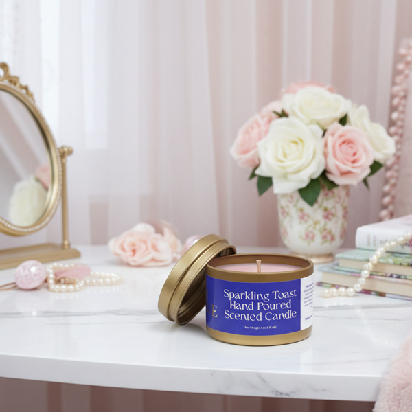 Sparkling Toast Candle