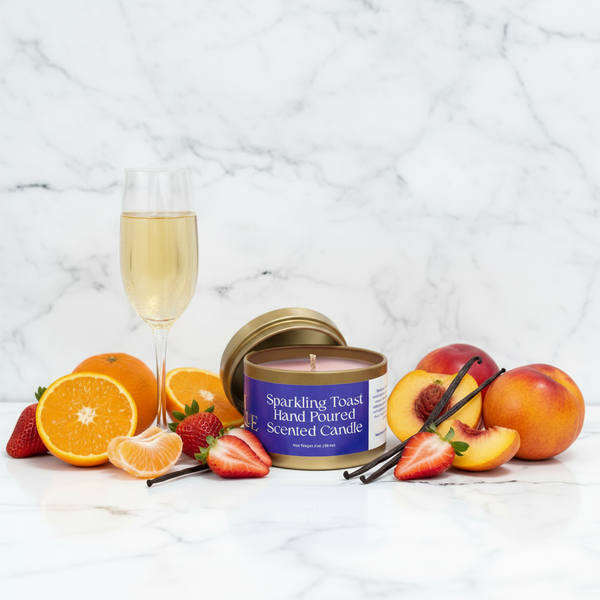 Sparkling Toast Candle