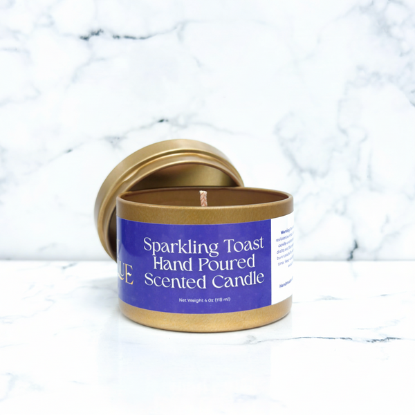 Sparkling Toast Candle