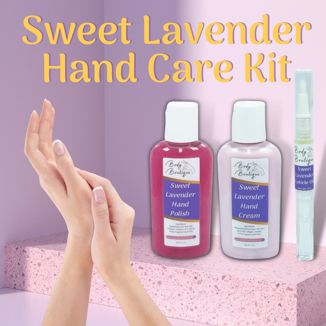 Sweet Lavender Hand Care Kit